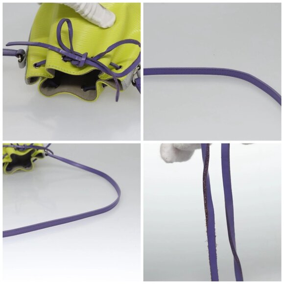 LOUIS VUITTON Epi Nanonoe Shoulder Bag Yellow M42501 LV Auth 114521V - Picture 16 of 16